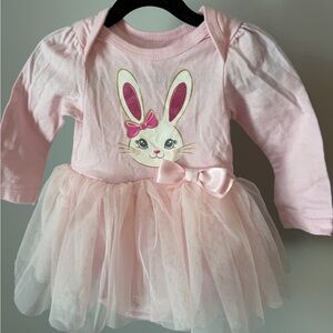 The Children's Place Pink Bunny Tulle Dress